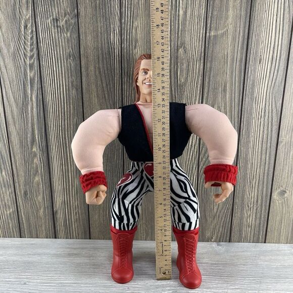 1998 Shawn Michaels 16" Jakks Bone Crunchin Buddies WWF WWE Wrestling - Picture 16 of 16